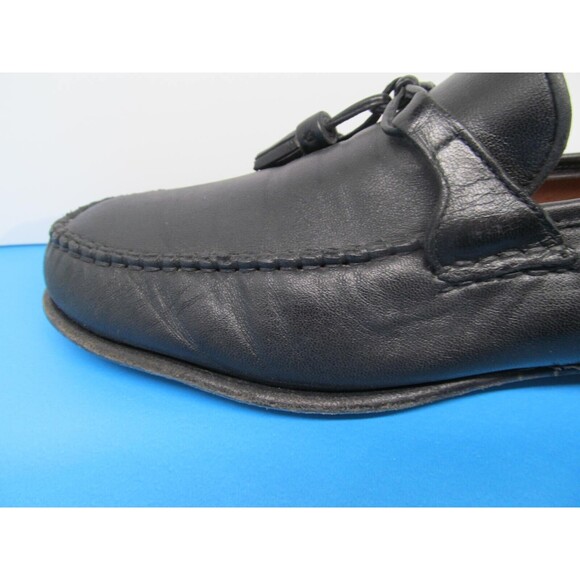 Allen Edmonds Urbino Mens Black Leather Tassel Loafers Size US 10 D Italy main image 16